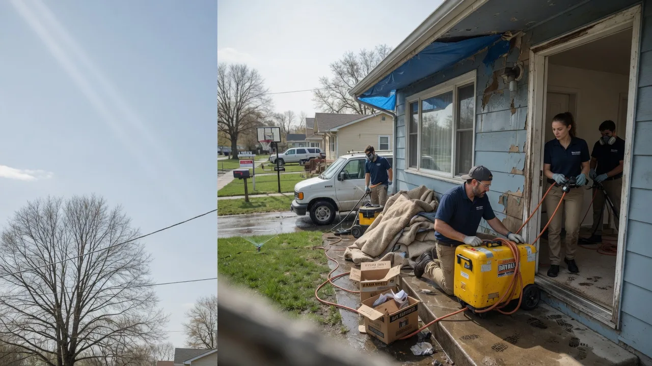 Basement Flood Cleanup in Seiling, OK near me
